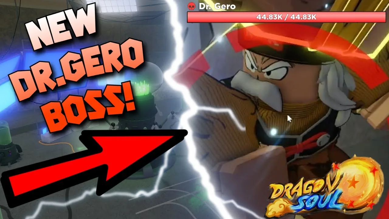 Dragon Soul Roblox Dr Gero Location and Boss Drops